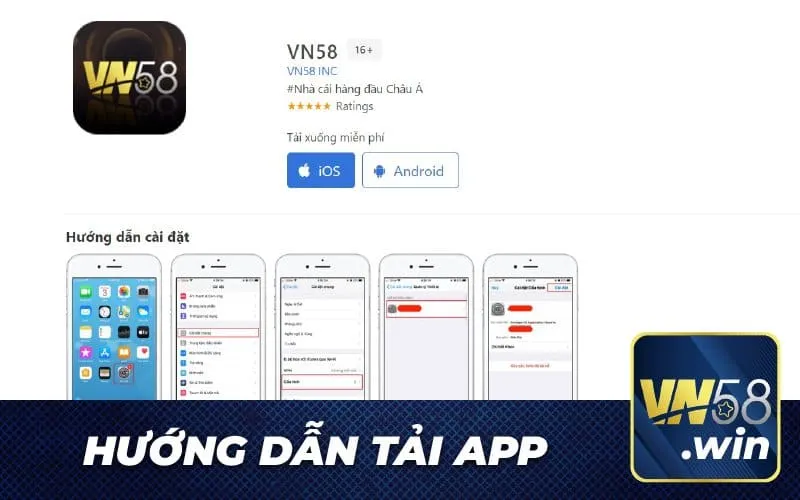 VN58 tải app